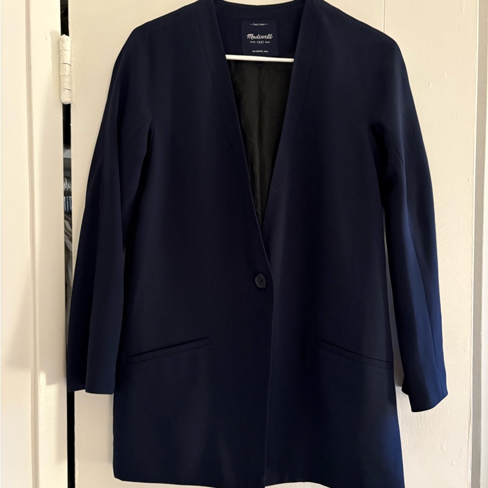 Madewell Blue Blazer Modern Minimalist Design